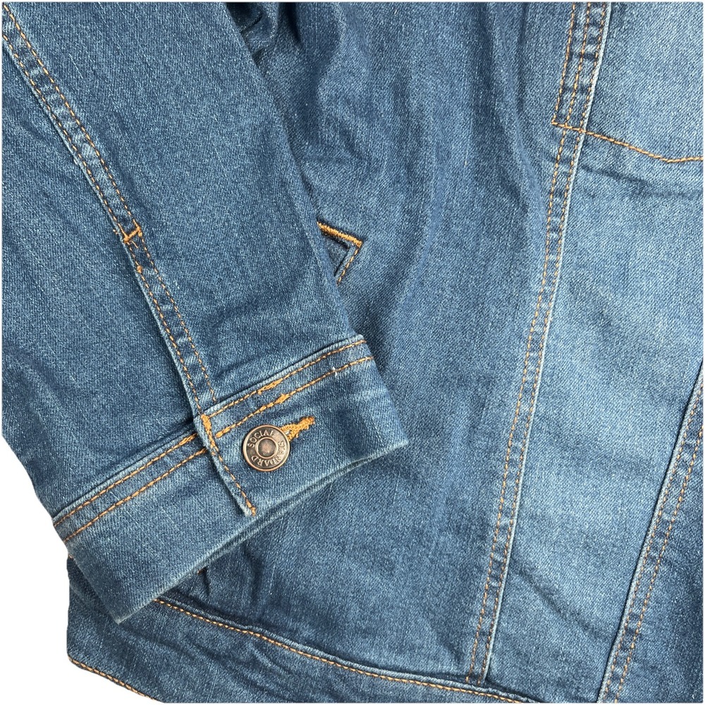 Social Standard by Sanctuary The Winnie Women's Denim Jacket‎ Size M - Picture 7 of 9